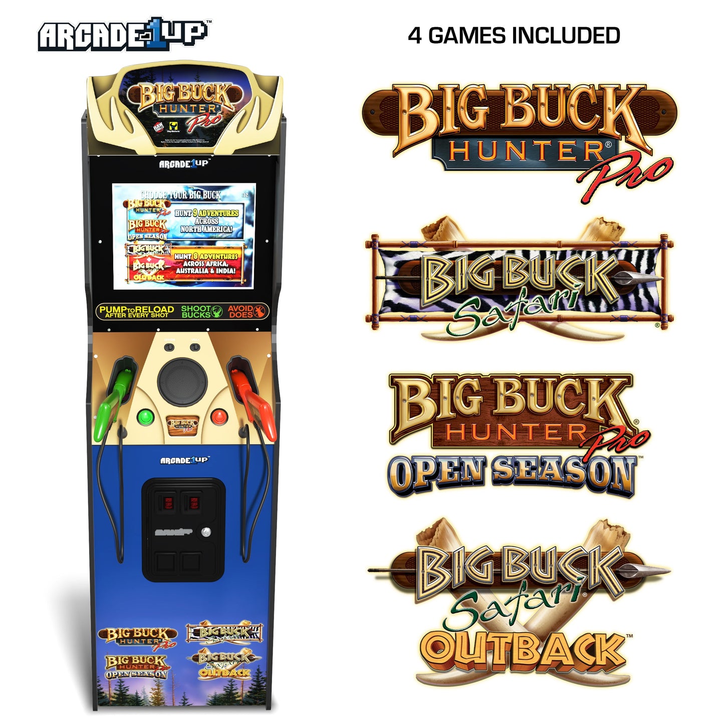 Big Buck Hunter Pro Deluxe Arcade Machine