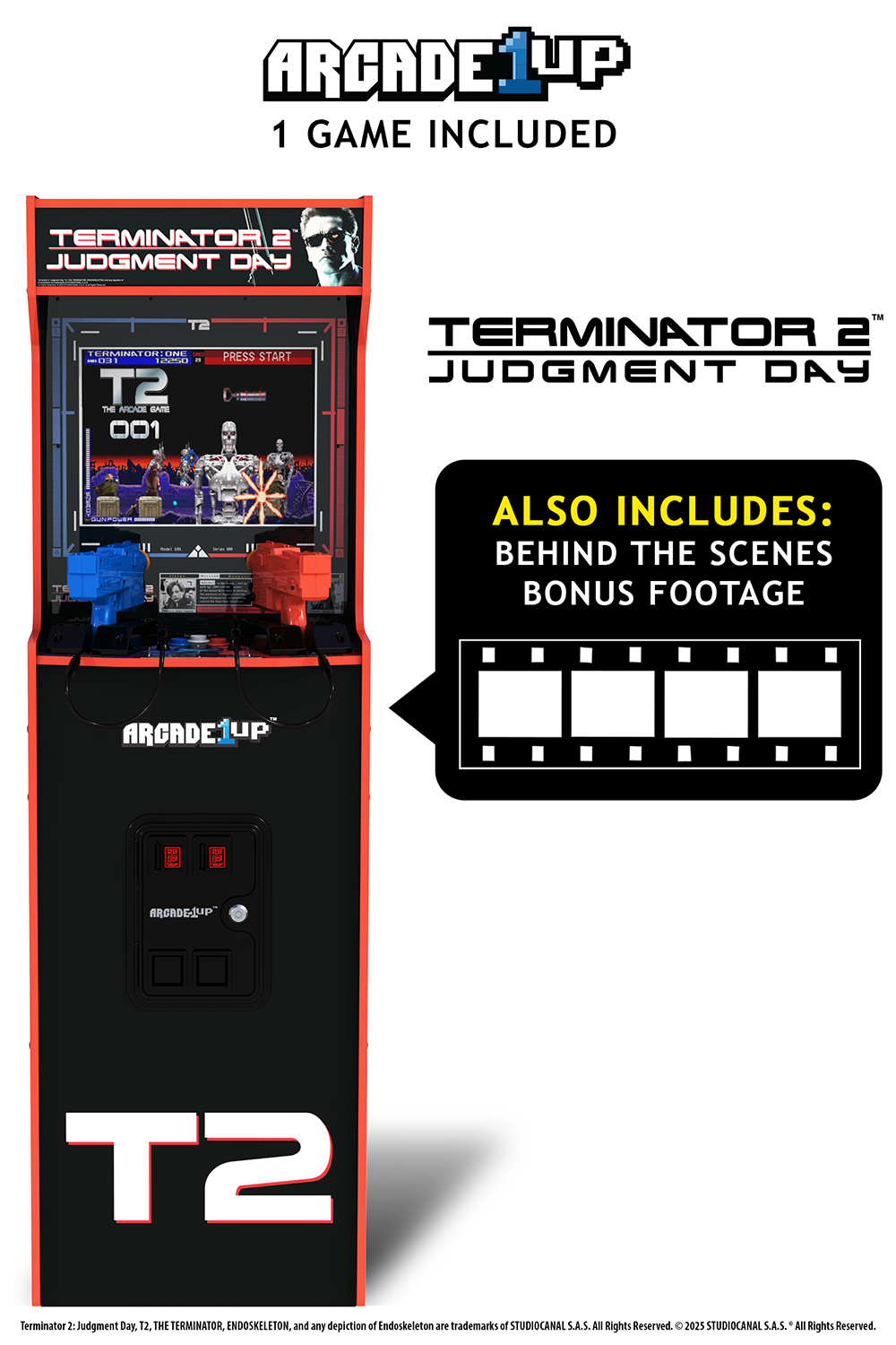 Terminator 2 Deluxe Arcade Machine
